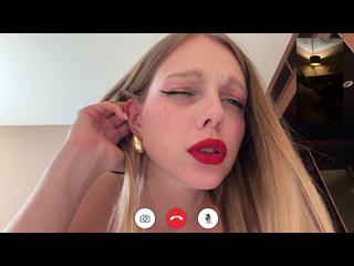 СЕКС С НЕЗНАКОМЦЕМ В ОТЕЛЕ ВО ВРЕМЯ РАЗГОВОРА С МУЖЕМ ПО FACETIME - ИЗМЕНА