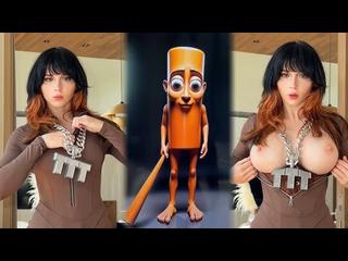 Тунг Тунг Тунг Сахур T3 Косплей Sweetie Fox Brainrot - Хардкор Киска И Анальный Трах Сперма В Задницу